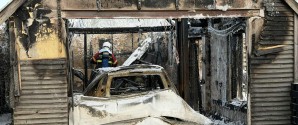 Garagebrand blussede op igen