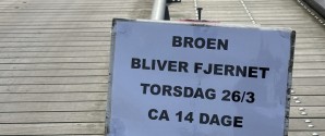 Inderbassin oprenses – bro fjernes midlertidigt
