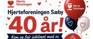 Hjerteforeningen Sæby fejrer 40-års jubilæum på Sæby Torv lørdag