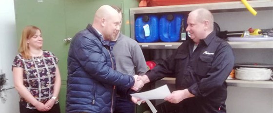 Jubilæum hos familien Isaksen ved Sæby Redningsstation