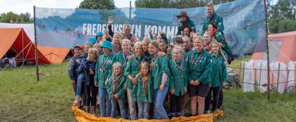 Peter Laigaard besøgte Spejdernes Lejr på Sjælland