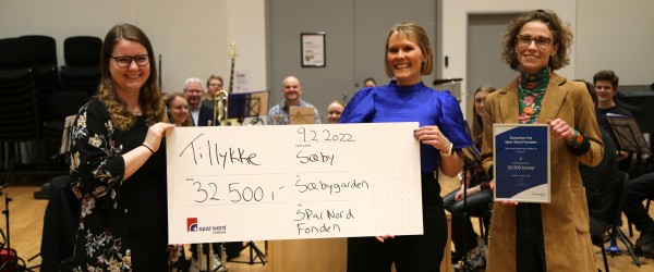 Flot donation på 32.500 kr. til Sæbygarden