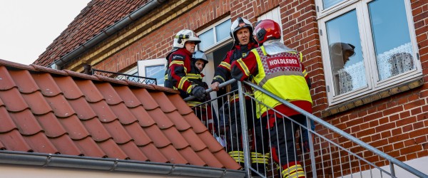 Brand i lejlighed i Grønnegade i Sæby