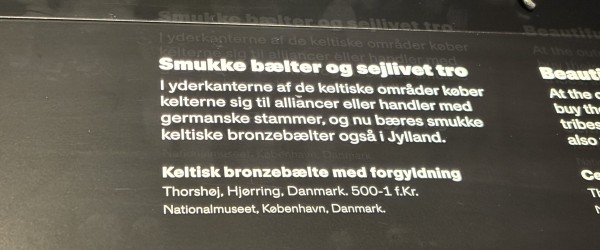 Thorshøj med på Moesgaards udstilling om kelterne