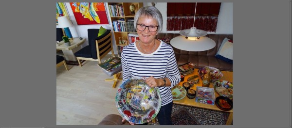Fruen er klar til debut med<br> decoupage på Galleri 2ti