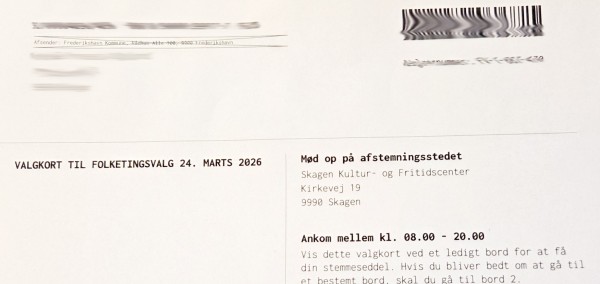 Drop valgkort: Nyt borgerforslag vil spare samfundet for millioner af kroner