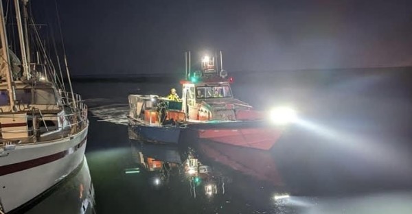 Alarm sendte Redningsfolkene fra Sæby på vandet i nat