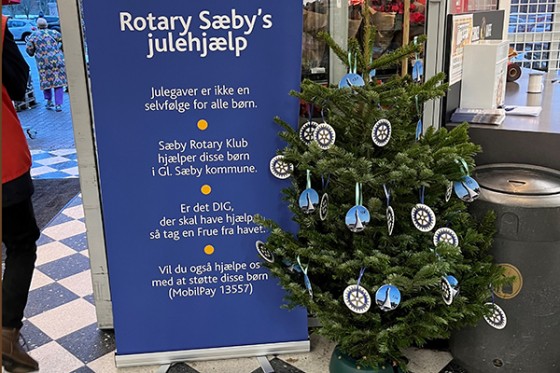 Sæby Rotary klub arrangerer igen i år julegave-ønsketræ
