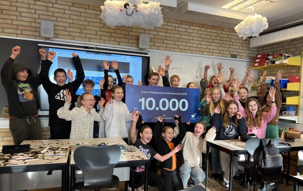 5.a på Stensnæsskolen vinder konkurrence om digital tryghed