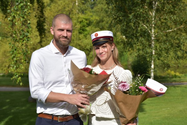 Første student på Frederikshavn Gymnasium
