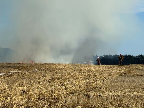 Mejetærsker var årsagen til markbrand ved Sæby