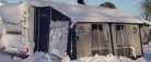 Vintercamping i Sæby – trods hård vinter