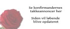 Se de lokale konfirmanders takke annoncer her
