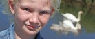 10-årig slog alarm da svane var i nød