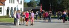 Eleverne i hus på Hørby Efterskole