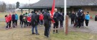 Standerhejsning for fodboldungdom i Voerså