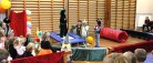 Cirkus Fjolle optrådte på Stensnæsskolen i Voerså