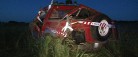 Fastklemt mand spottet af morgenfriske brandmænd