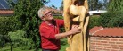 Motorsavs kunst i haven<br>…