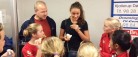 Mie Ø Nielsen overrakte medalje til Regionsmesterskabet