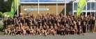 Spiren fra Sparekassen Vendsyssel lavede gymnastik