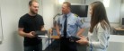 Lærer fra Privatskolen i Sæby modtager dusør fra politiet