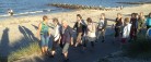 Beachwalk i flot sommervejr<br>…