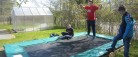 Fritidsklubben Solsikken<br> har fået en trampolin