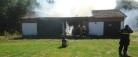 Brand i bil og værksted Sønderklitvej i Lyngså