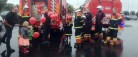 Brandmænd i fuld indsatsbeklædning ved Meny