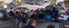 Nordmænd hyggede sig på havnen…