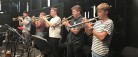 Musikskoleelever besøger DR Byen og spiller med bigbandet