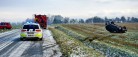 Færdselsuheld: <br>Skævevej i Dybvad var isglat