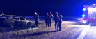 Personbil i brand på E45 ved Sæby