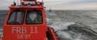 Sejlbåd på grund i indsejlingen til Voerså Havn