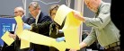 Seks procent af stemmerne optalt