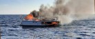 Båd i flammer kunne ses helt fra Sæby