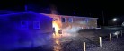 Fyrværkeri antændte gasflasker ved forsamlingshus