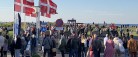 Stort fremmøde til Sankt Hans-bål ved stranden i Sæby