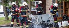 Produktionsmaskine i brand hos Polyteknik i Østervrå