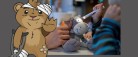 Få din bamse tjekket på Bamsehospitalet på Sæby Bibliotek