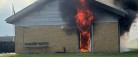 Kraftig brand i fælleshus på Munkevang i Sæby