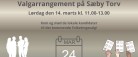 Kom til valgarrangement på Sæby Torv i morgen