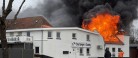 Stor brand midt i Sæby – Opdateret