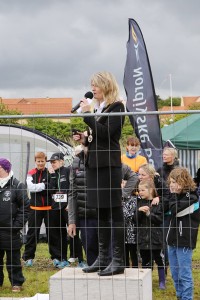 Birgit med skyder