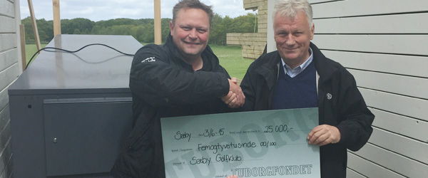 Sæby Golfklub modtager 25.000 kr. fra Tuborgfondet