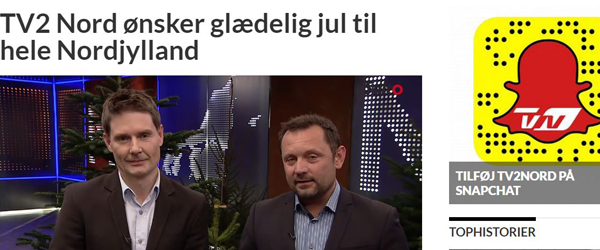 TV2 Nord er på skærmen<br> også i julen og til nytår TV2 Nord er på skærmen<br> også i julen og til nytår