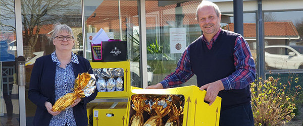 Påskeæg til de ældre fra Lions Club Sæby