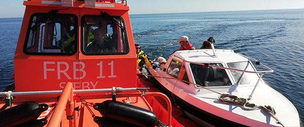 Motoren strejkede da fisketuren var slut
