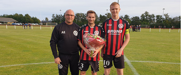250 kamps jubilæum på Voerså Stadion 250 kamps jubilæum på Voerså Stadion